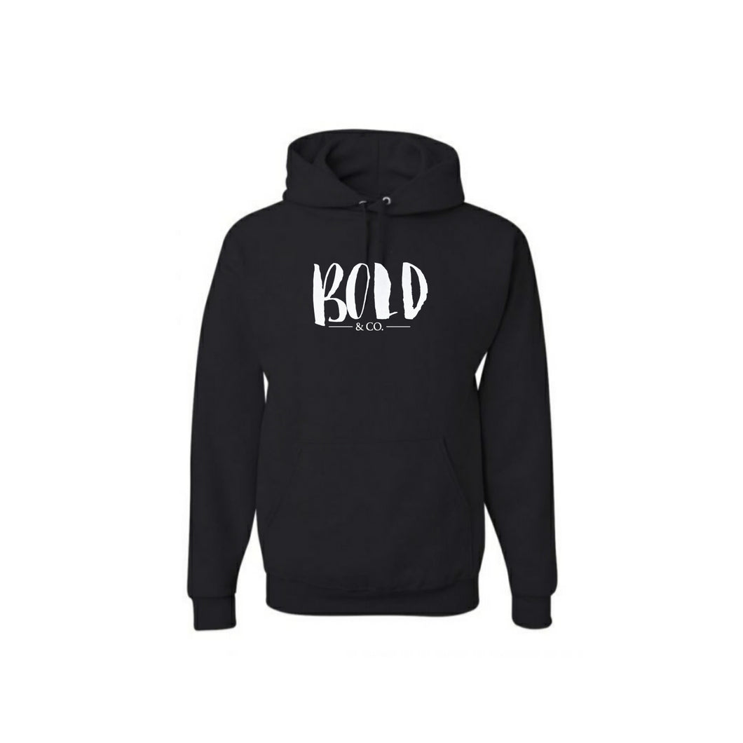 BOLD Classics Unisex Black Hoodie