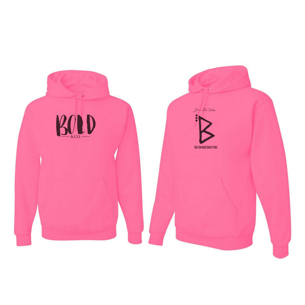 BOLD Neon Pink Unisex Hoodie