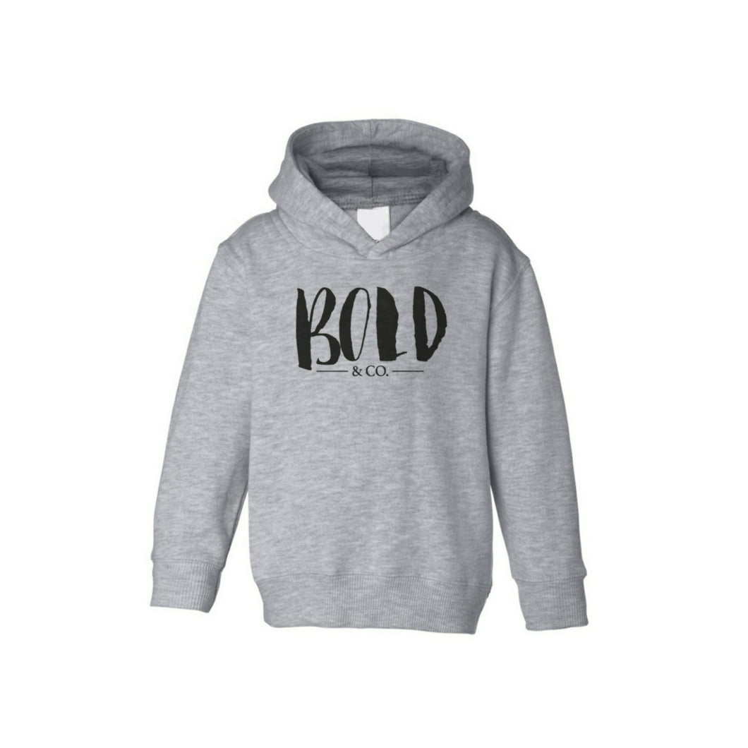 BOLD Classics Kid Hoodie- Grey